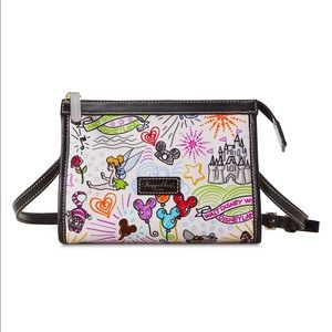 Disney Sketch Nylon Crossbody Bag by Dooney & Bourke